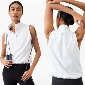 NWT Athleta Unstoppable 1/2 Zip Cropped Vest